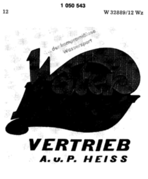 Water Buggy VERTRIEB A. u. P. HEISS Logo (DPMA, 07.01.1983)