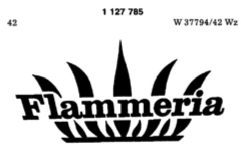 Flammeria Logo (DPMA, 20.01.1988)