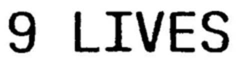 9 LIVES Logo (DPMA, 19.09.1990)