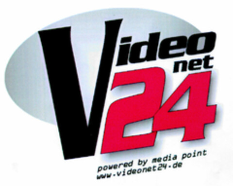 Video net 24 powered by media point www.videonet24.de Logo (DPMA, 07/27/2000)