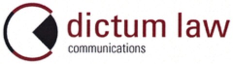 dictum law communications Logo (DPMA, 04/20/2010)