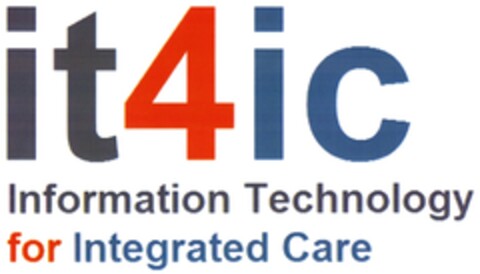 it4ic Information Technology for Integrated Care Logo (DPMA, 06.07.2012)