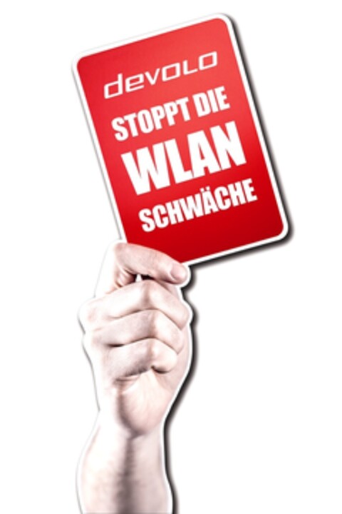 devolo STOPPT DIE WLAN SCHWÄCHE Logo (DPMA, 06/21/2013)