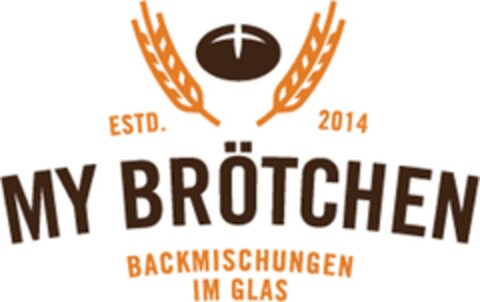 ESTD. 2014 MY BRÖTCHEN - BACKMISCHUNGEN IM GLAS Logo (DPMA, 02.09.2015)