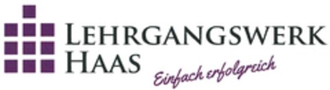 LEHRGANGSWERK HAAS Einfach erfolgreich Logo (DPMA, 02/20/2016)