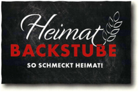 Heimat BACKSTUBE SO SCHMECKT HEIMAT! Logo (DPMA, 06.08.2020)