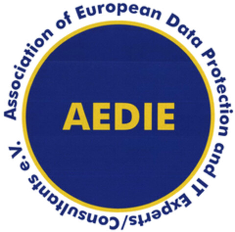 AEDIE Association of European Data Protection and IT Experts/Consultants e.V. Logo (DPMA, 11/09/2021)