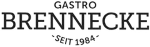 GASTRO BRENNECKE - SEIT 1984 - Logo (DPMA, 21.10.2022)