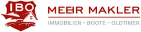 IBO MEEIR MAKLER IMMOBILIEN · BOOTE · OLDTIMER Logo (DPMA, 08/04/2023)