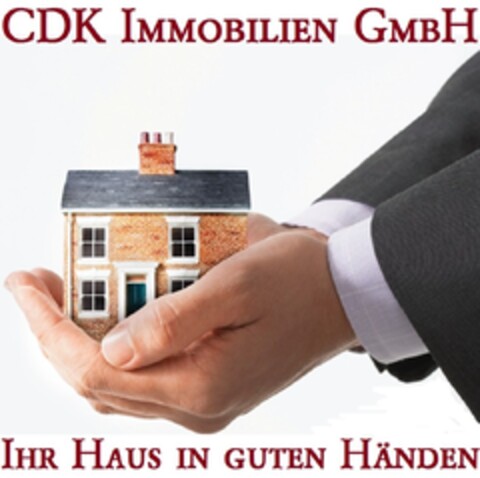 CDK IMMOBILIEN GMBH IHR HAUS IN GUTEN HÄNDEN Logo (DPMA, 10.11.2023)