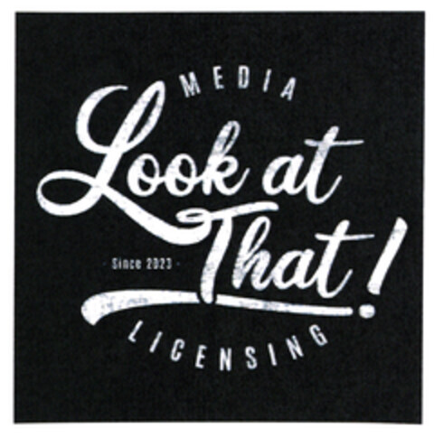 Look at That! MEDIA LICENSING SINCE 2023 Logo (DPMA, 07/01/2024)