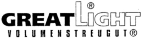 GREATLIGHT VOLUMENSTREUGUT Logo (DPMA, 01/31/2002)