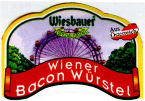 Wiesbauer SPEZIALITÄTEN Wiener Bacon Würstel Logo (DPMA, 18.04.2002)