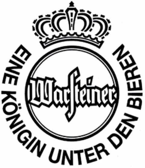 Warsteiner EINE KÖNIGIN UNTER DEN BIEREN Logo (DPMA, 27.08.2003)