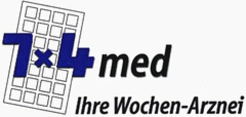 7x4med Ihre Wochen-Arznei Logo (DPMA, 29.06.2004)