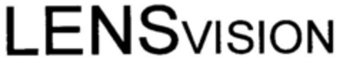 LENSVISION Logo (DPMA, 25.08.1997)