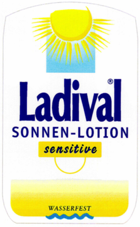 Ladival SONNEN-LOTION sensitive Logo (DPMA, 06.11.1998)