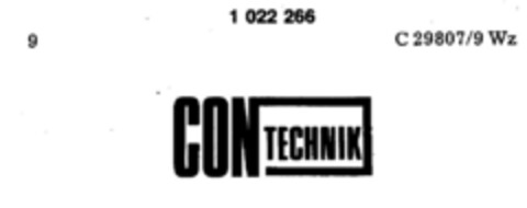 CON TECHNIK Logo (DPMA, 21.11.1980)