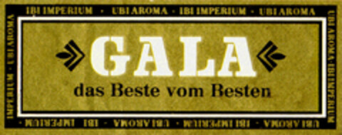 GALA das Beste vom Besten Logo (DPMA, 10/20/1970)