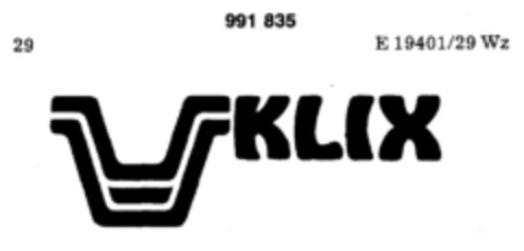 KLIX Logo (DPMA, 07/02/1977)