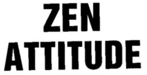 ZEN ATTITUDE Logo (DPMA, 01.10.1993)