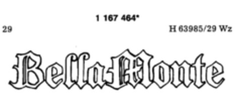 Bella Monte Logo (DPMA, 28.08.1990)
