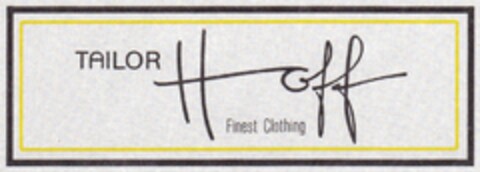 TAILOR Hoff Logo (DPMA, 31.10.1991)