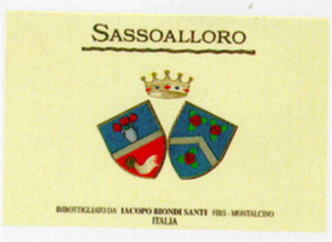 SASSOALLORO Logo (DPMA, 08.06.1994)