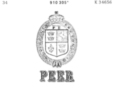 PEER Logo (DPMA, 04.07.1973)