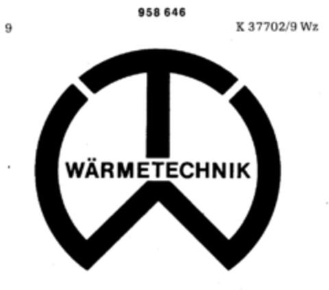 WÄRMETECHNIK Logo (DPMA, 09.08.1976)