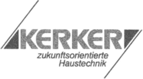KERKER zukunftsorientierte Haustechnik Logo (DPMA, 10.09.1992)