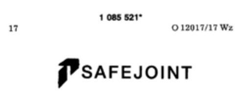 SAFEJOINT Logo (DPMA, 03/14/1985)