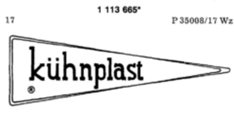 kühnplast Logo (DPMA, 24.03.1987)