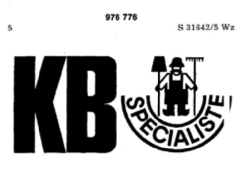 KB SPECIALISTE Logo (DPMA, 12.01.1978)