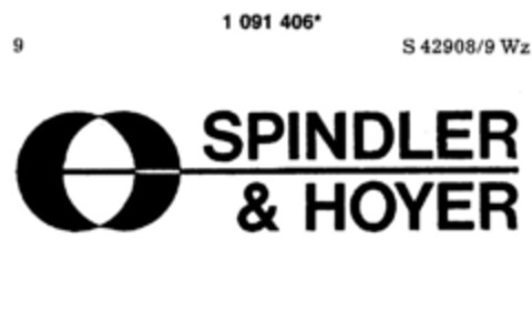 SPINDLER & HOYER Logo (DPMA, 02/12/1986)