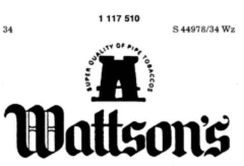 Wattson`s Logo (DPMA, 22.06.1987)