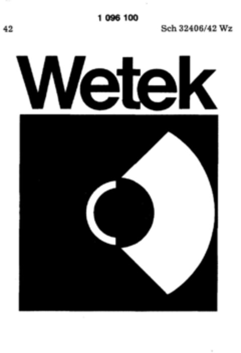 Wetek Logo (DPMA, 08.02.1986)