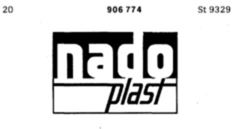 nado plast Logo (DPMA, 12.05.1971)