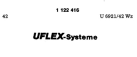 UFLEX-Systeme Logo (DPMA, 13.04.1987)