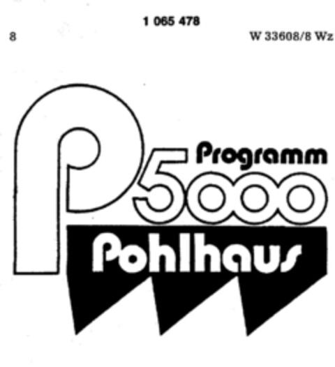 P Programm 5000 Pohlhaus Logo (DPMA, 20.10.1983)