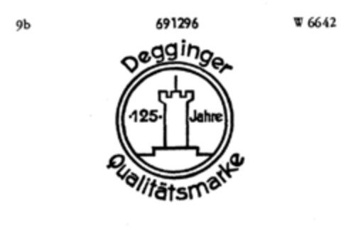 Degginger Qualitätsmarke Logo (DPMA, 04/18/1955)