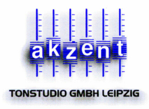 akzent TONSTUDIO GMBH LEIPZIG Logo (DPMA, 06/09/2000)