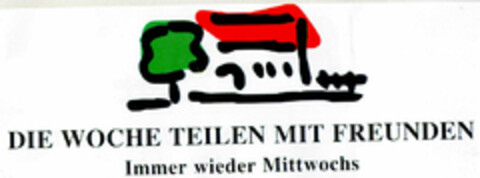 DIE WOCHE TEILEN MIT FREUNDEN Immer wieder Mittwochs Logo (DPMA, 01.08.2000)