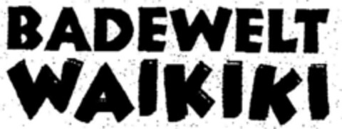 BADEWELT WAIKIKI Logo (DPMA, 29.10.2001)