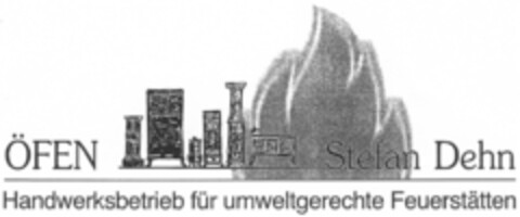 ÖFEN Stefan Dehn Handwerksbetrieb für umweltgerechte Feuerstätten Logo (DPMA, 05.08.2010)