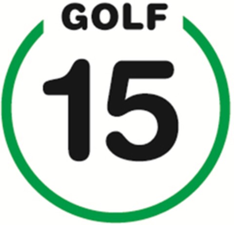 GOLF 15 Logo (DPMA, 15.08.2014)