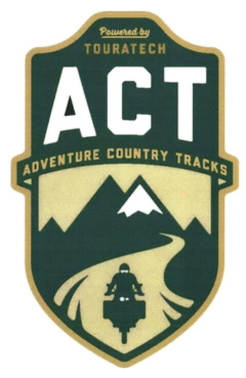 Powered by TOURATECH ACT ADVENTURE COUNTRY TRACKS Logo (DPMA, 30.11.2016)