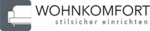 WOHNKOMFORT stilsicher einrichten Logo (DPMA, 06/11/2021)