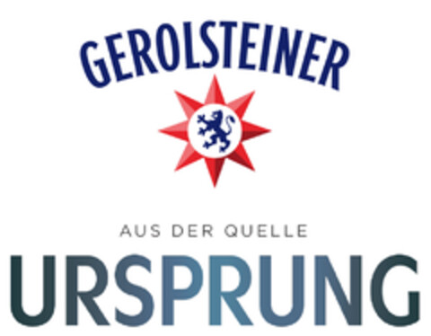 GEROLSTEINER AUS DER QUELLE URSPRUNG Logo (DPMA, 15.06.2021)