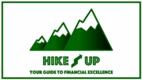 HIKE UP YOUR GUIDE TO FINANCIAL EXCELLENCE Logo (DPMA, 27.02.2024)